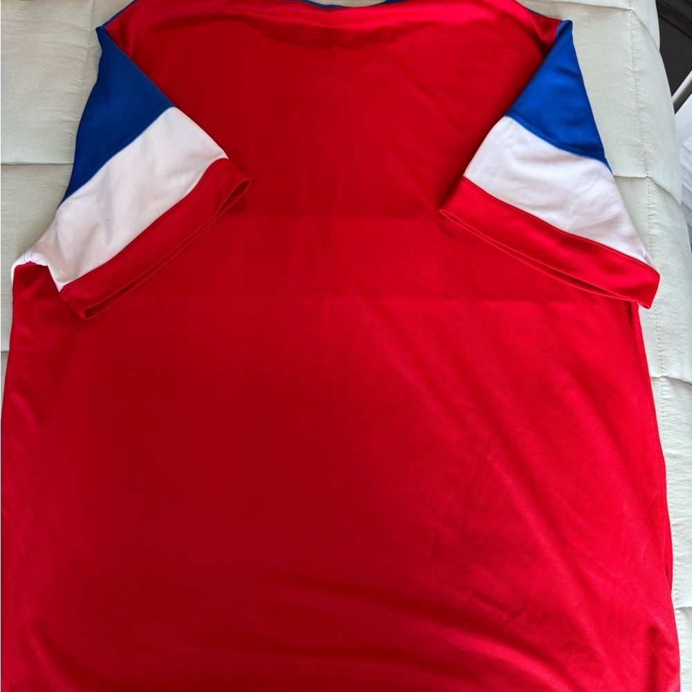 Nike Red and Blue Dri-FIT Jersey - Picture 3 of 4